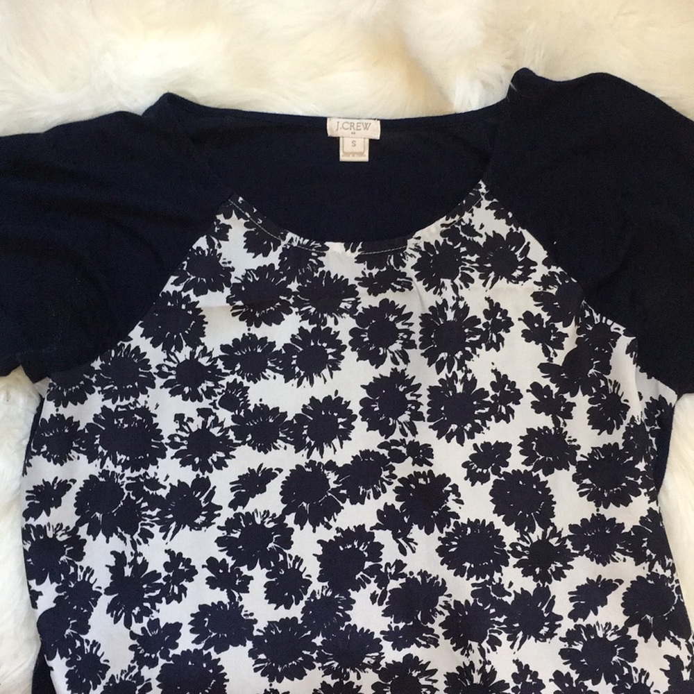 J. Crew floral print top